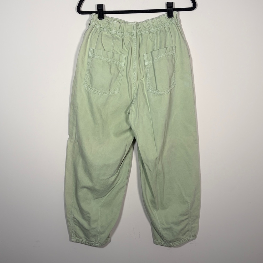 Pilcro The Breaker Mid-Rise Tapered Pull-On Jeans in Moss - 28 - Picture 3 of 6